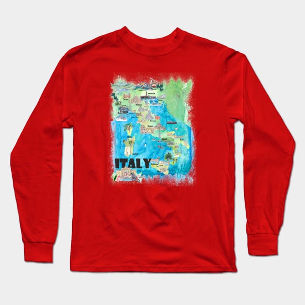 Italy Long Sleeve T-Shirt by artshop77